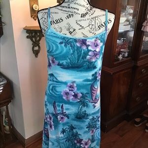 🔥Festive dress.tropical with gold Embellishments